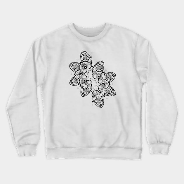 Split flower mandala Crewneck Sweatshirt by Blacklinesw9